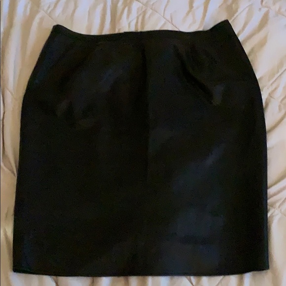 City Chic Dresses & Skirts - Plus size pleather black skirt